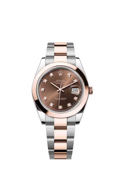 Datejust 41 – Rose Gold Chocolate Diamond Dial