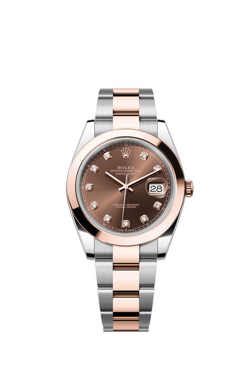 Datejust 41 – Rose Gold Chocolate Diamond Dial