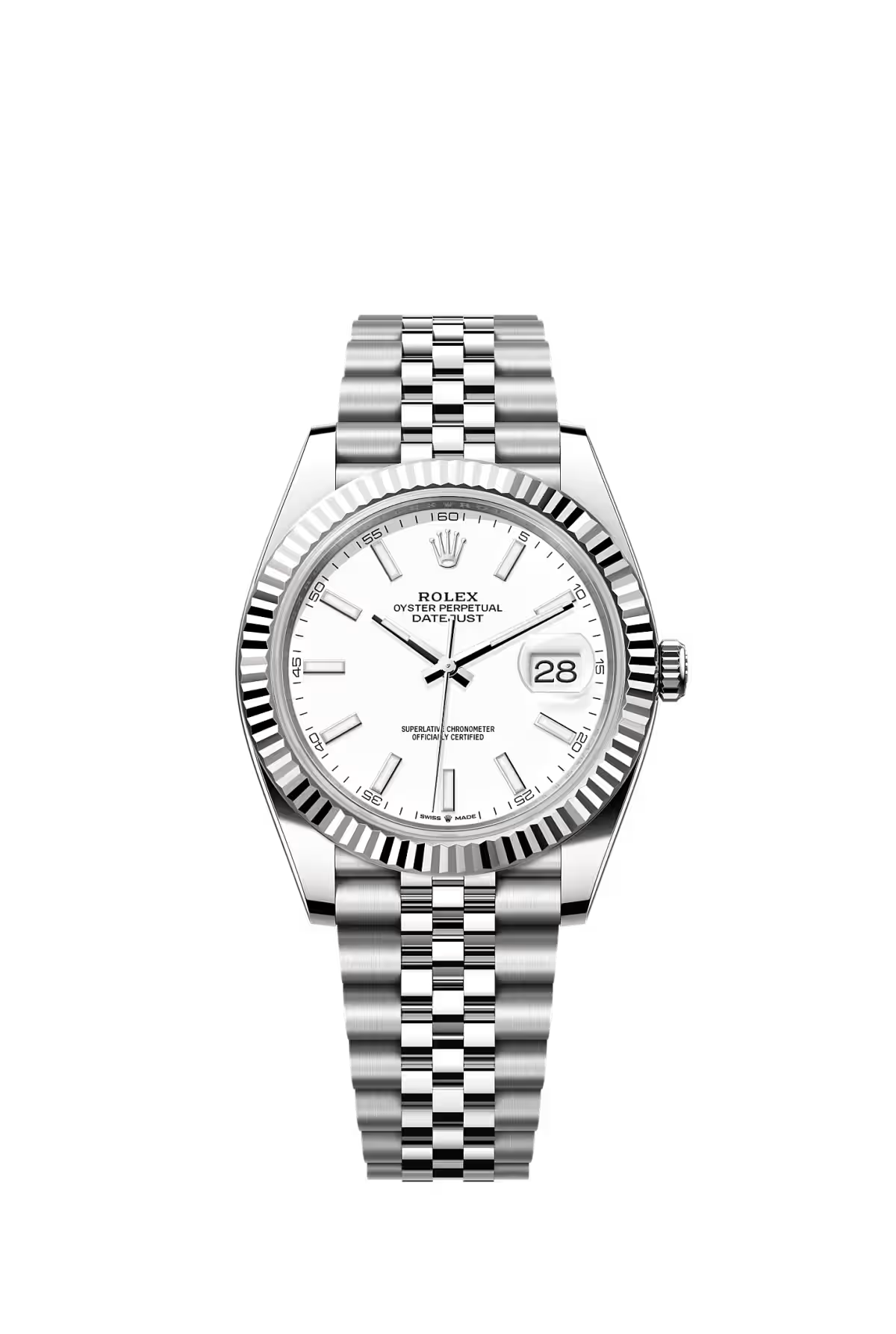 Rolex Datejust 41 – White Dial & Jubilee Bracelet