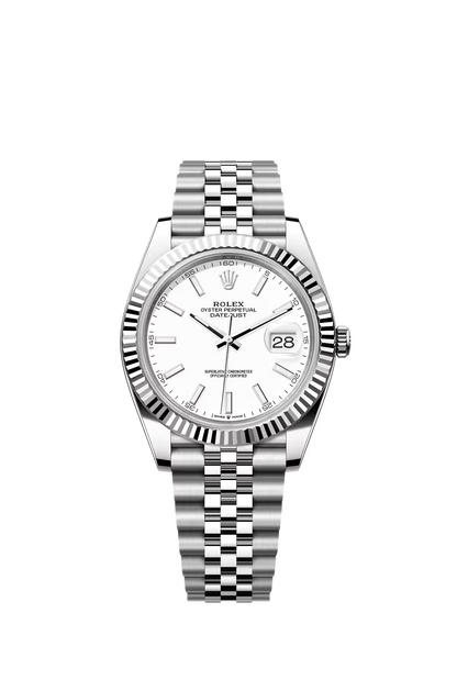 Rolex Datejust 41 – White Dial & Jubilee Bracelet