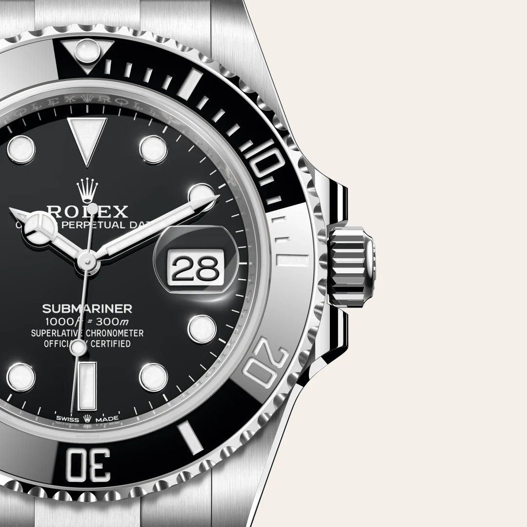Submariner Date Oyster, 41 mm, acier Oystersteel