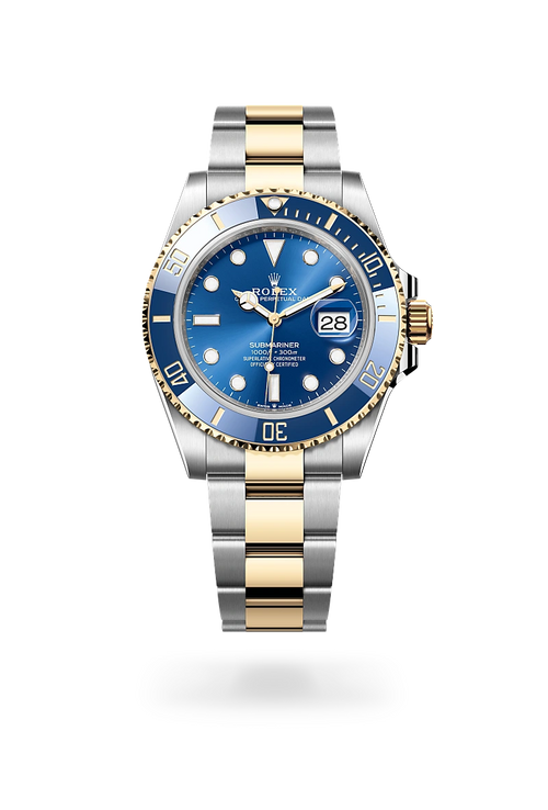 Submariner Date Oyster, 41 mm, acier Oystersteel et or jaune