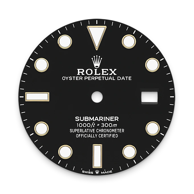 Submariner Date Oyster, 41 mm, or jaune
