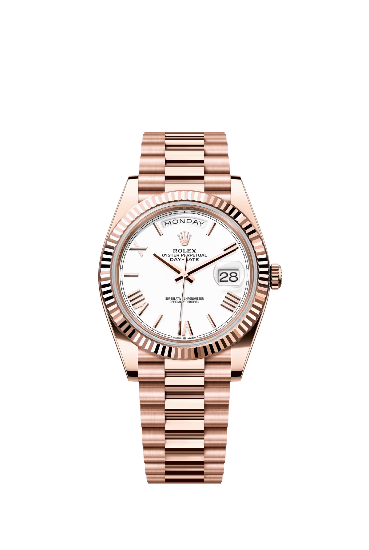 Day-Date – Everose Gold & White Dial