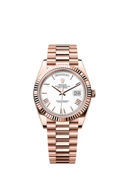 Day-Date – Everose Gold & White Dial