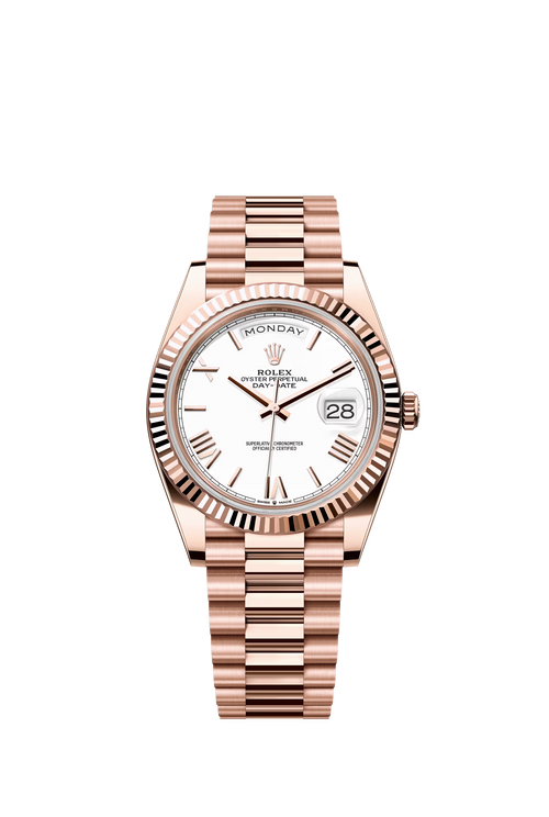 Day-Date – Everose Gold & White Dial