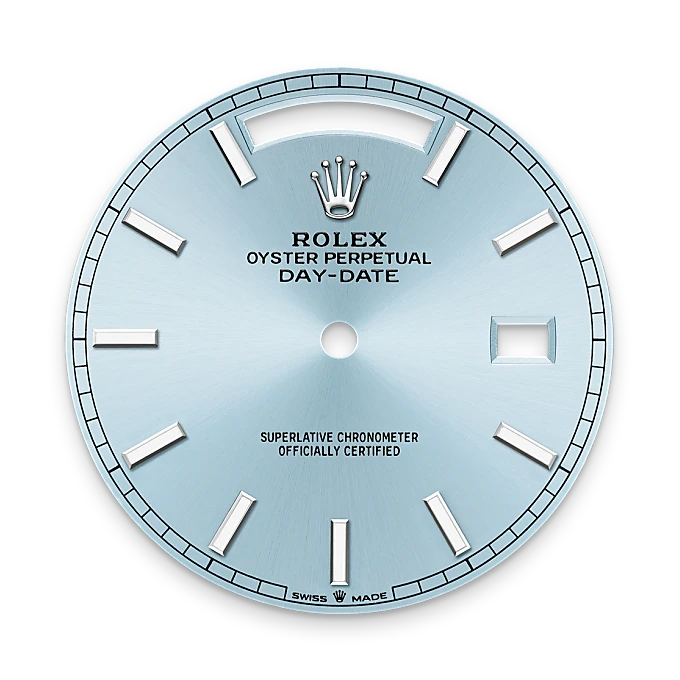 Day-Date 40 – Ice Blue Dial & Fluted Bezel