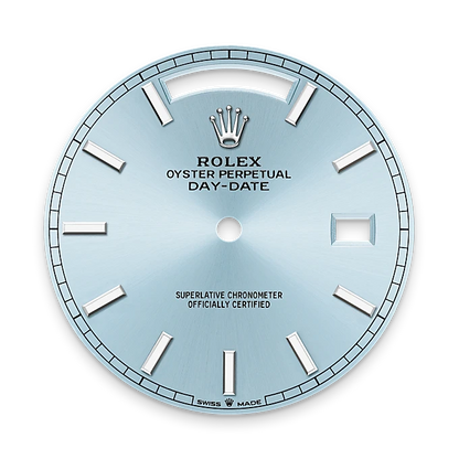 Day-Date 40 – Ice Blue Dial & Fluted Bezel