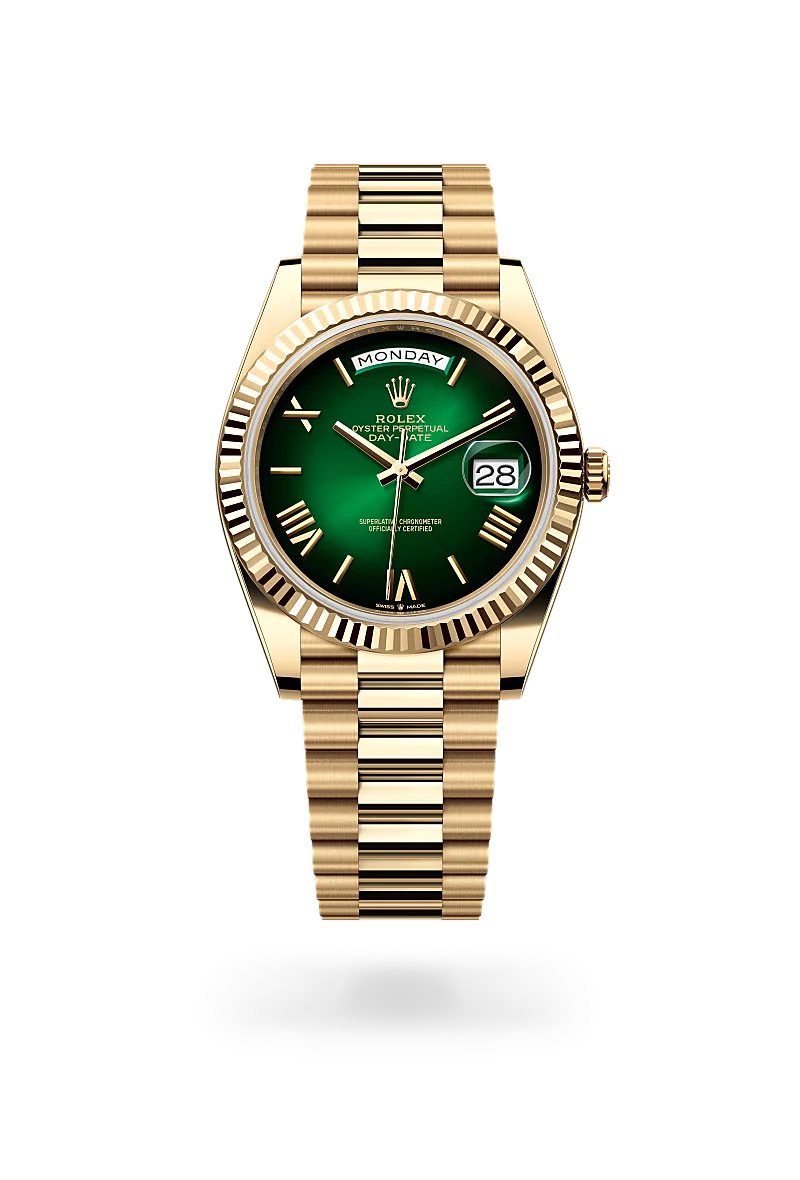 Day-Date – Yellow Gold & Green Dial