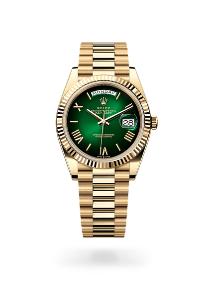 Day-Date – Yellow Gold & Green Dial