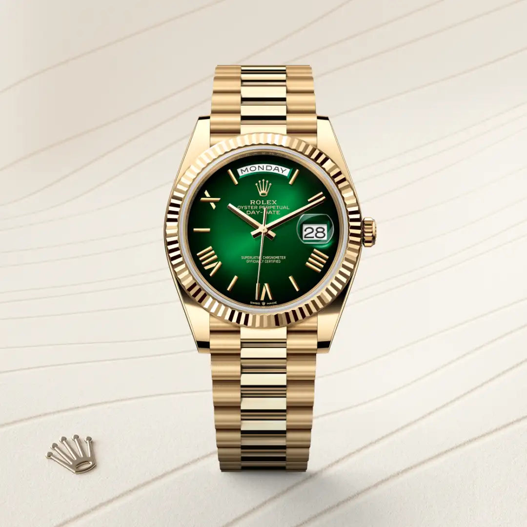 Day-Date – Yellow Gold & Green Dial