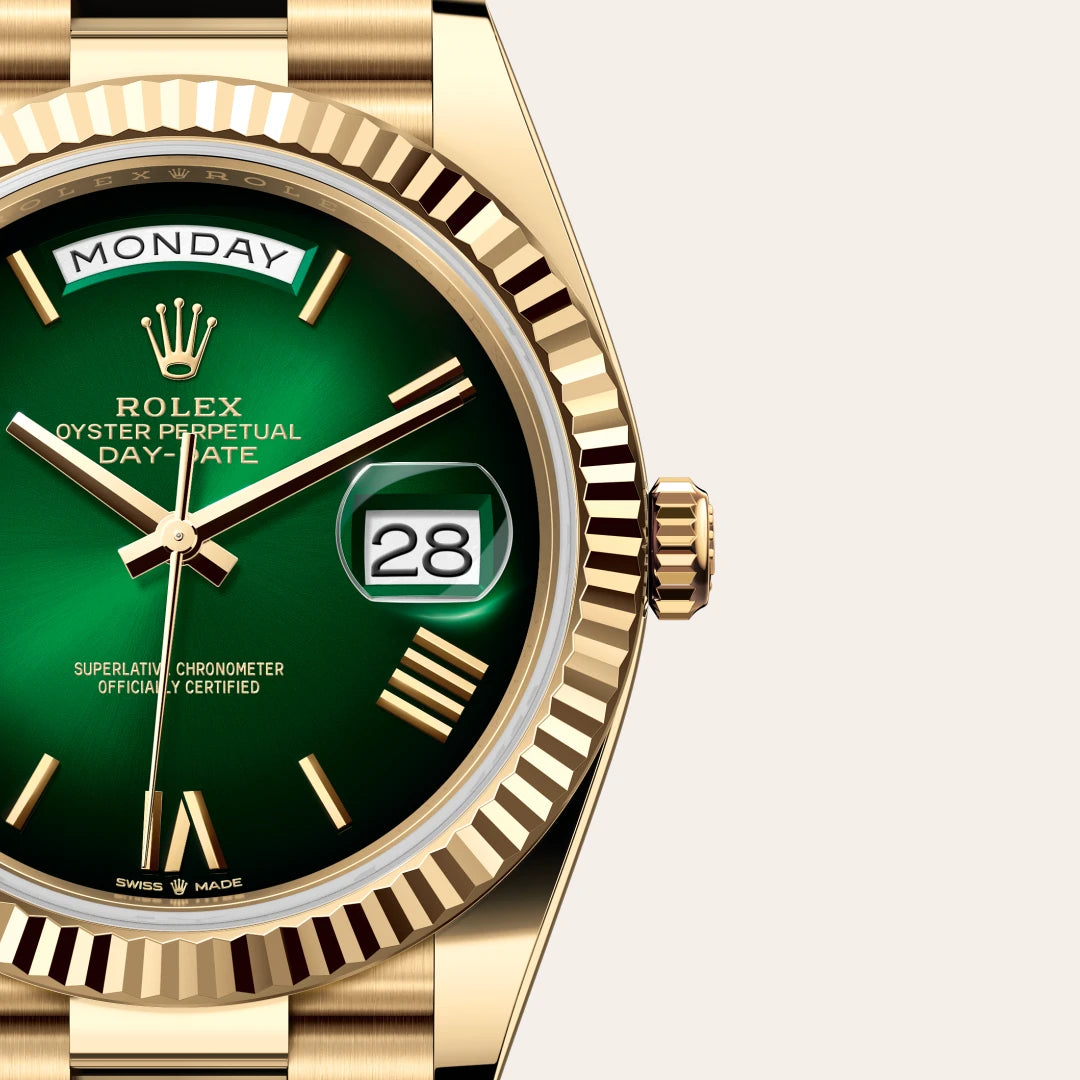 Day-Date – Yellow Gold & Green Dial