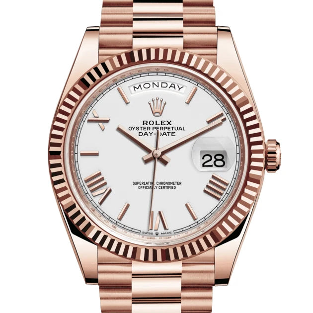 Day-Date – Everose Gold & White Dial