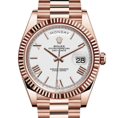 Day-Date – Everose Gold & White Dial
