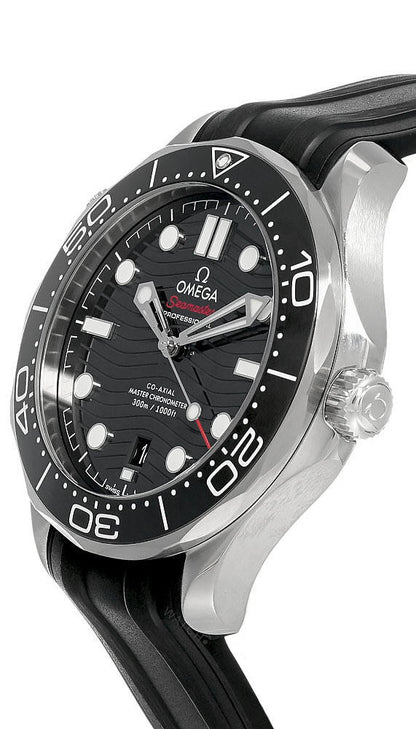 Seamaster Diver 300M – Black Dial & Black Rubber Strap