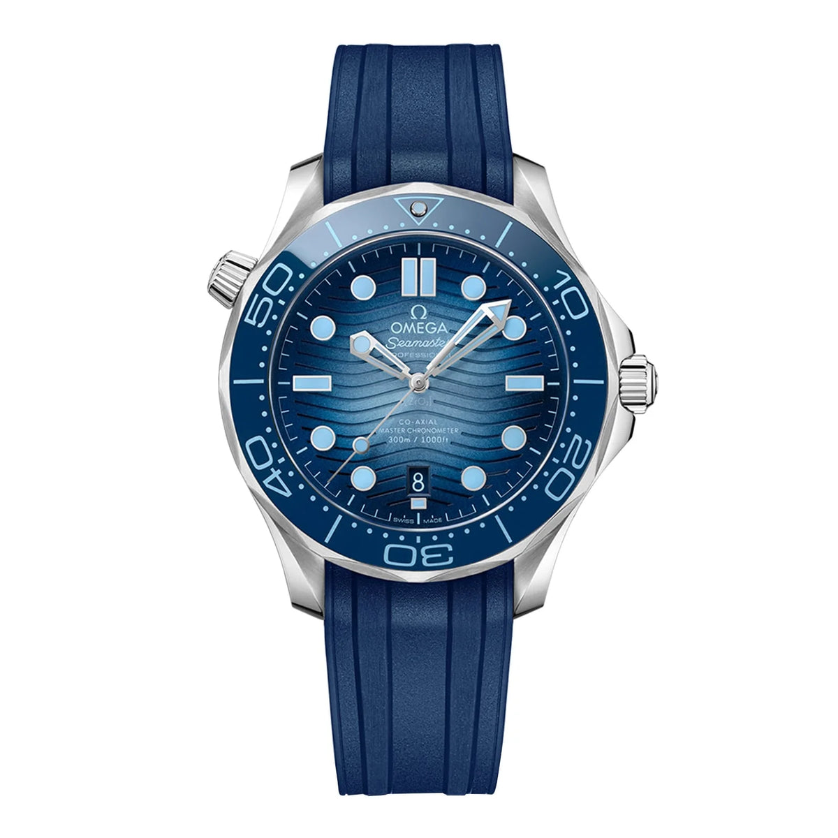 Seamaster Diver 300M – Blue Dial & Blue Rubber Strap