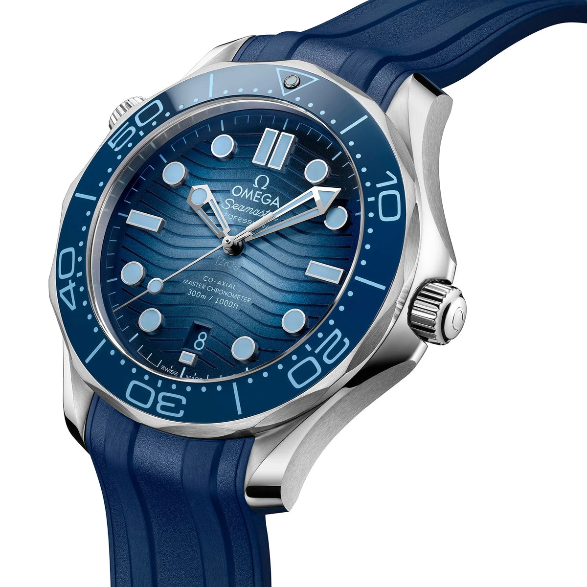 Seamaster Diver 300M – Blue Dial & Blue Rubber Strap