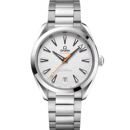 Seamaster Aqua Terra 150M – White Dial & Orange Accents
