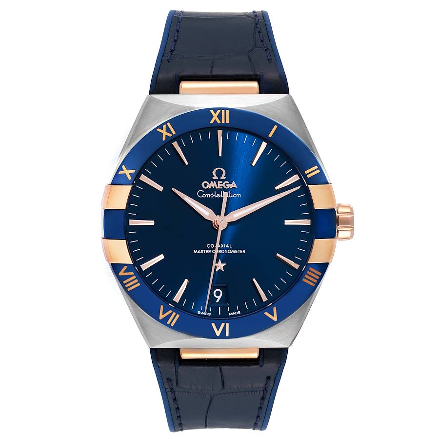 Constellation – Blue Dial, Rose Gold & Blue Leather
