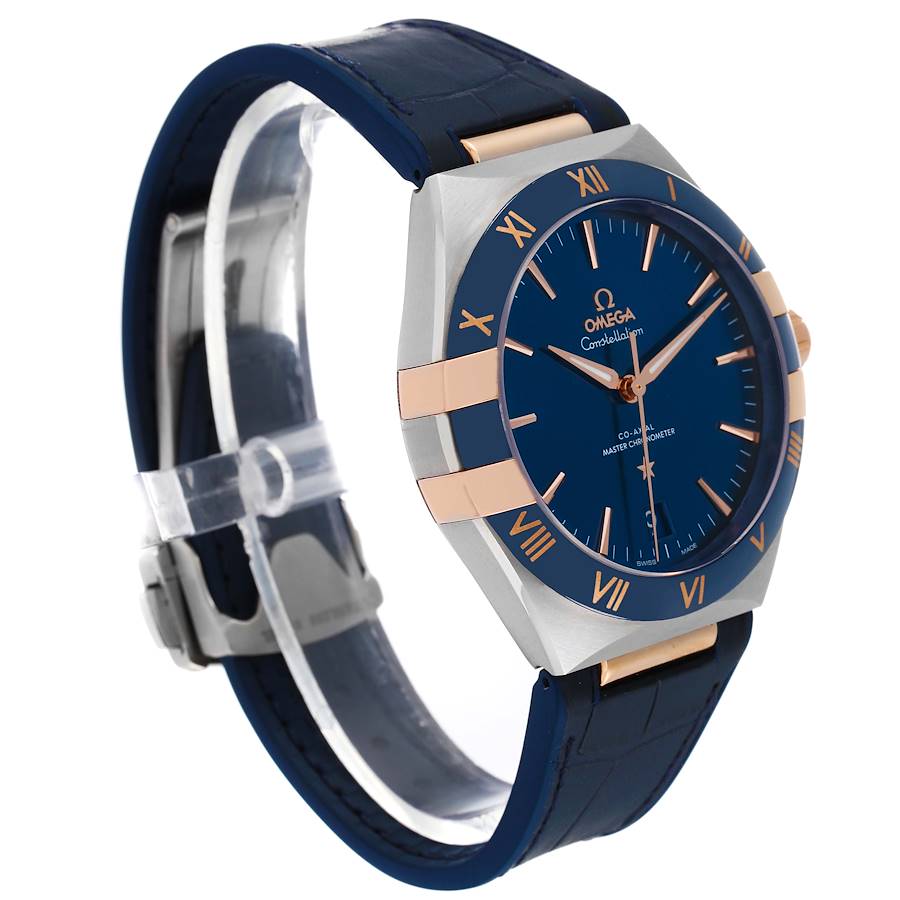 Constellation – Blue Dial, Rose Gold & Blue Leather