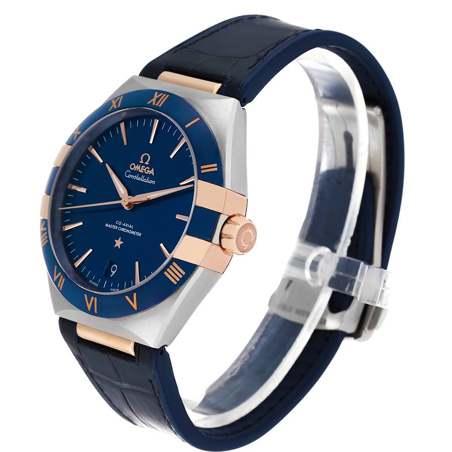 Constellation – Blue Dial, Rose Gold & Blue Leather