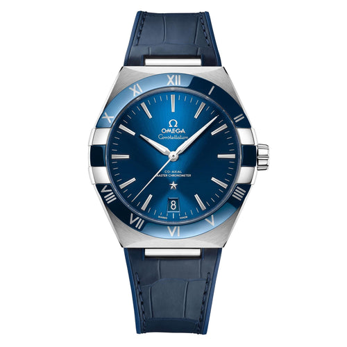 Constellation – Blue Dial, Blue Bezel & Leather Strap