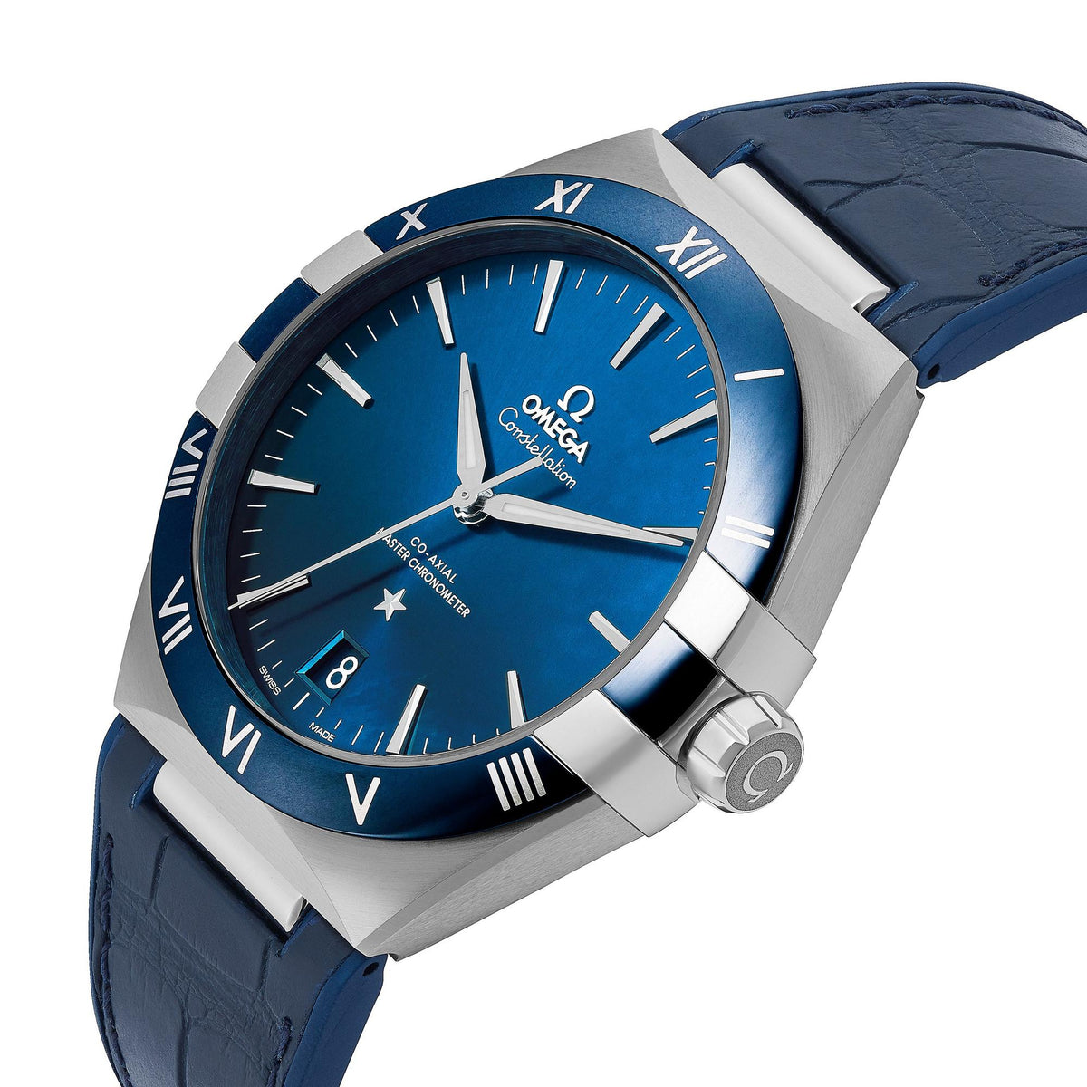 Constellation – Blue Dial, Blue Bezel & Leather Strap