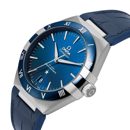 Constellation – Blue Dial, Blue Bezel & Leather Strap