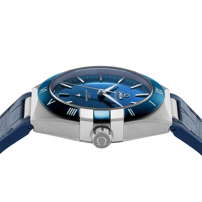 Constellation – Blue Dial, Blue Bezel & Leather Strap