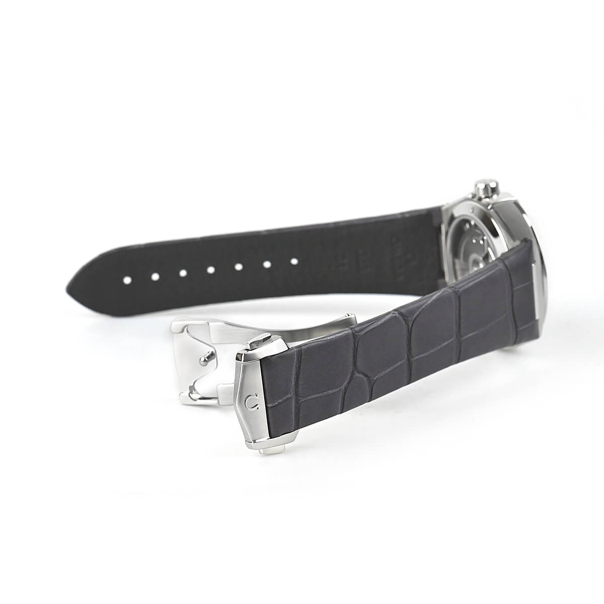 Constellation – Silver Textured Dial & Grey Leather Strap
