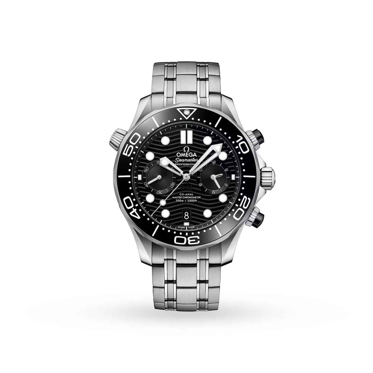 Seamaster Diver 300M – Black Dial & Stainless Steel Chronograph