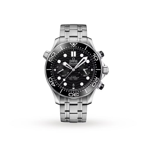 Seamaster Diver 300M – Black Dial & Stainless Steel Chronograph