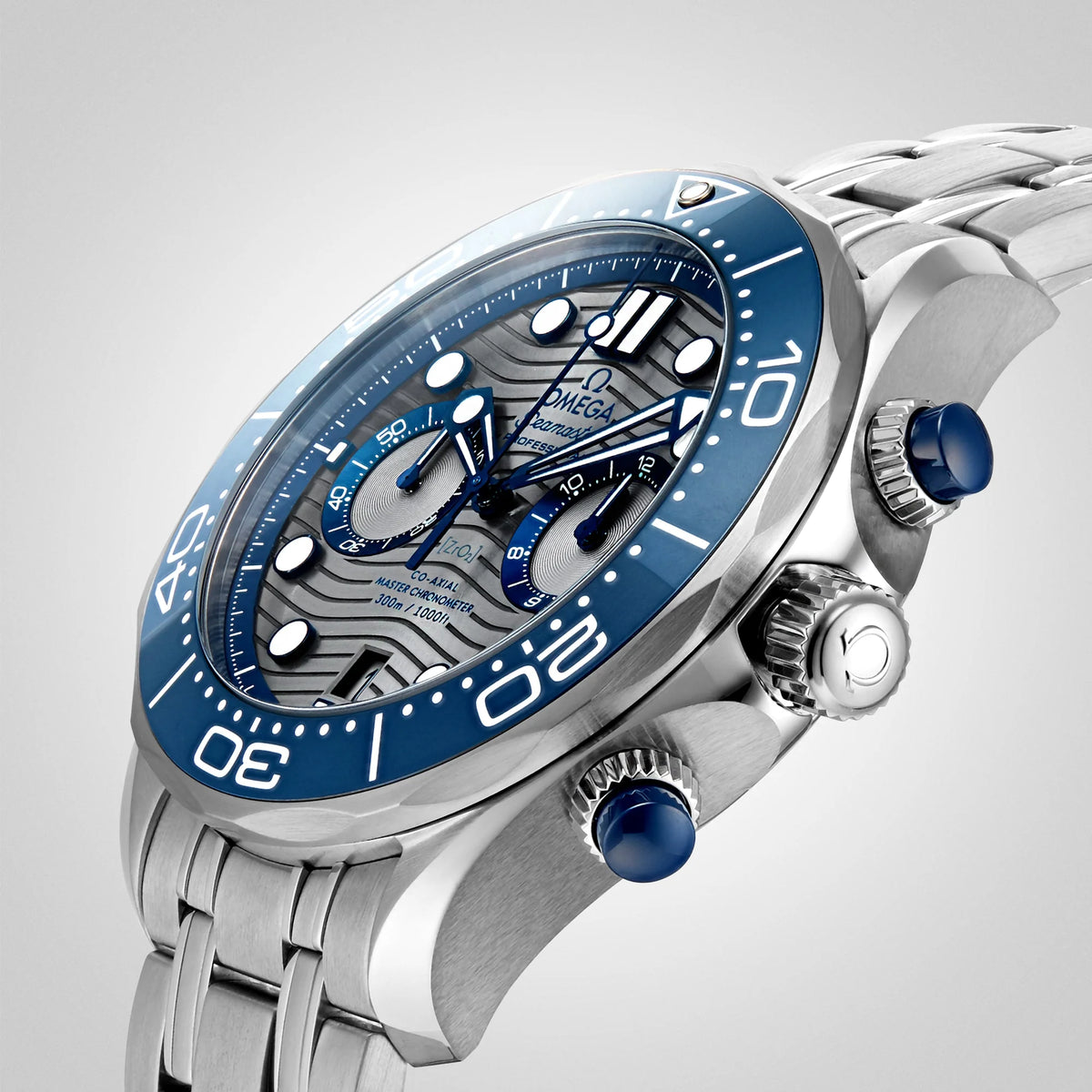 Seamaster Diver 300M – Blue & Silver Chronograph