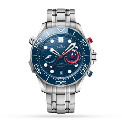 Seamaster Diver 300M – Blue & Red Regatta Chronograph