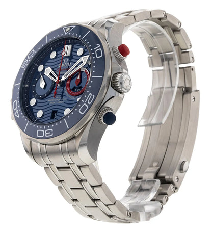 Seamaster Diver 300M – Blue & Red Regatta Chronograph