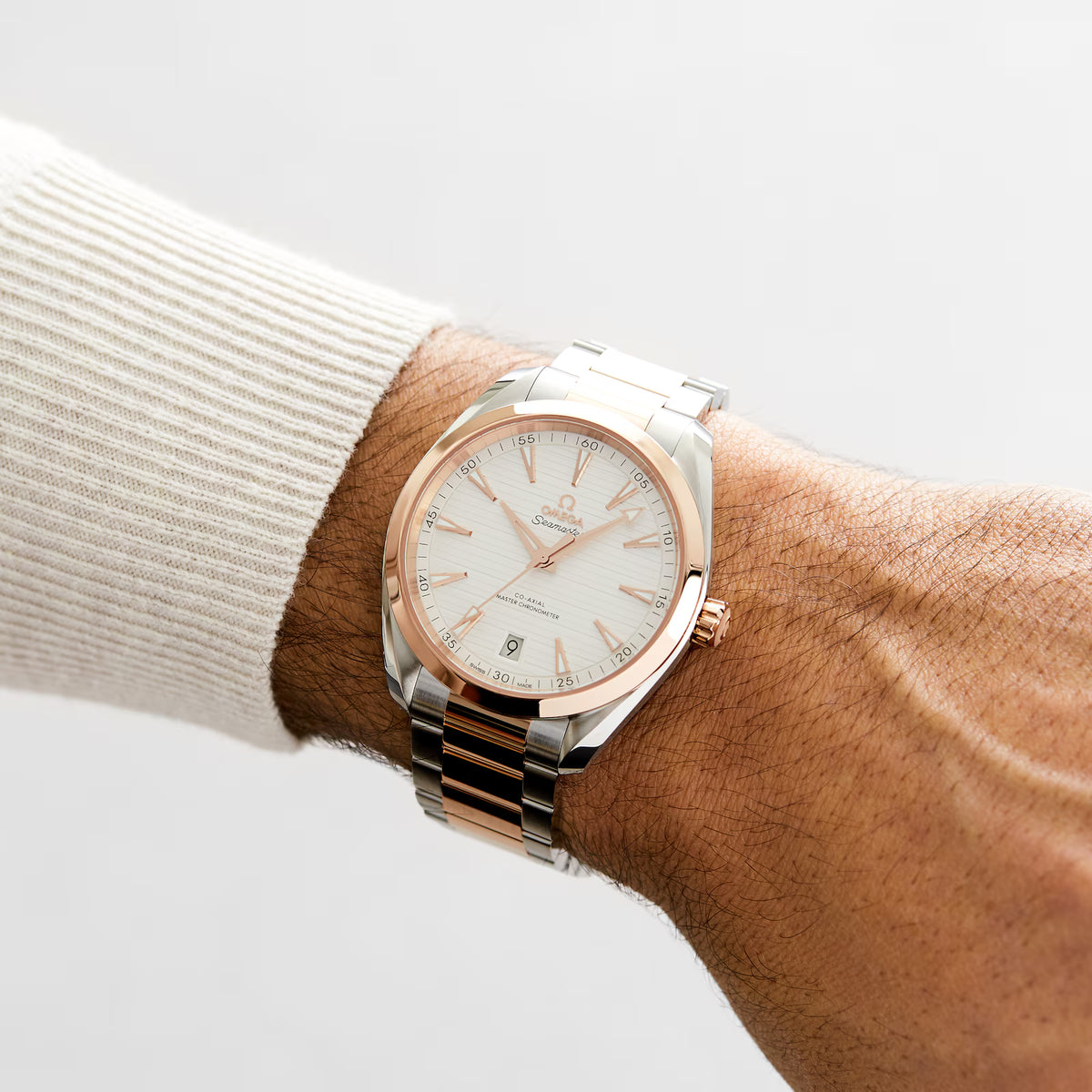 Seamaster Aqua Terra 150M – Two-Tone Rose Gold & Silver