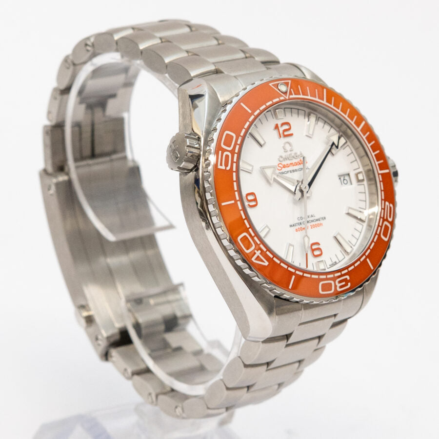 Seamaster Planet Ocean – White & Orange