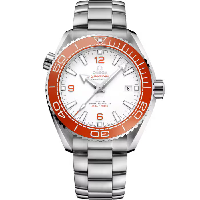 Seamaster Planet Ocean – White & Orange