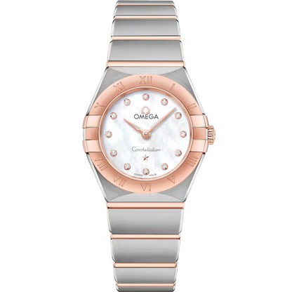 Constellation 28mm – Mother-of-Pearl, Rose Gold & Diamond