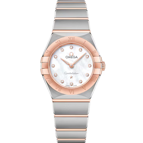 Constellation 28mm – Mother-of-Pearl, Rose Gold & Diamond