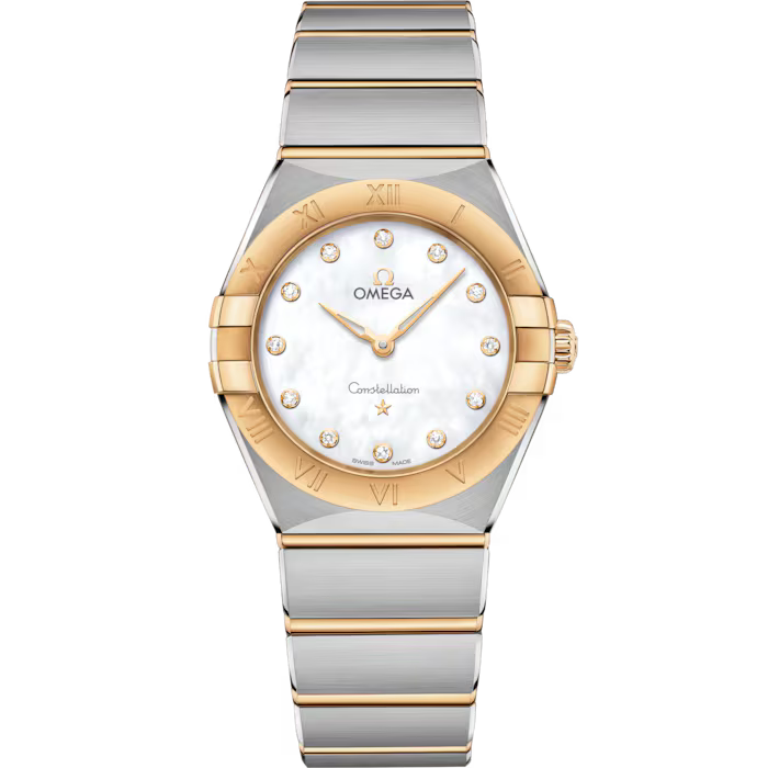 Constellation 28mm – Mother-of-Pearl, Yellow Gold & Diamond