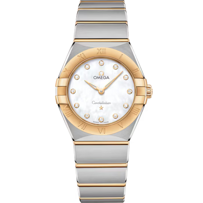 Constellation 28mm – Mother-of-Pearl, Yellow Gold & Diamond