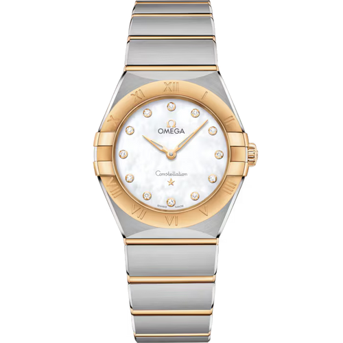Constellation 28mm – Mother-of-Pearl, Yellow Gold & Diamond