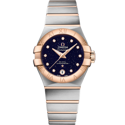 Constellation 28mm – Rose Gold & Midnight Blue Diamond