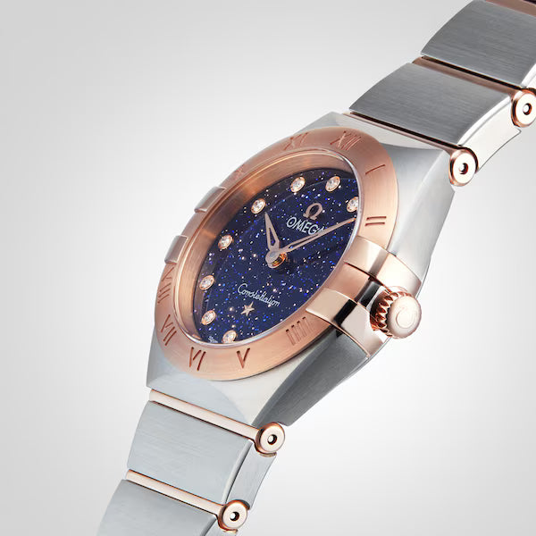 Constellation 28mm – Rose Gold & Midnight Blue Diamond