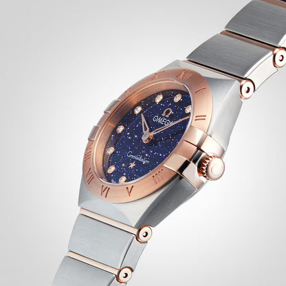 Constellation 28mm – Rose Gold & Midnight Blue Diamond