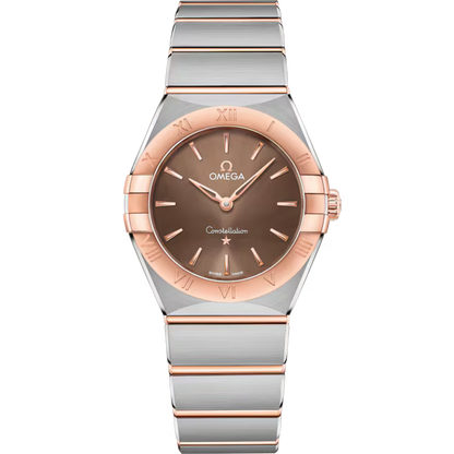 Constellation 28mm – Rose Gold & Mocha Brown