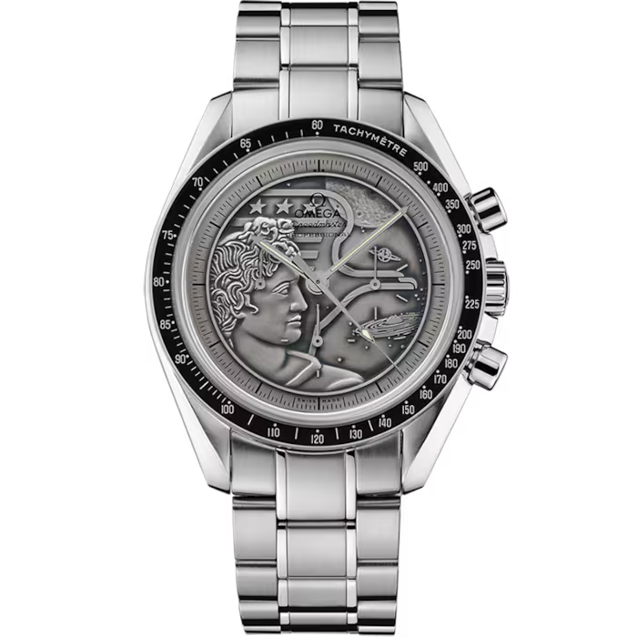 Speedmaster Professional Moonwatch Apollo XVII – Silver & Black