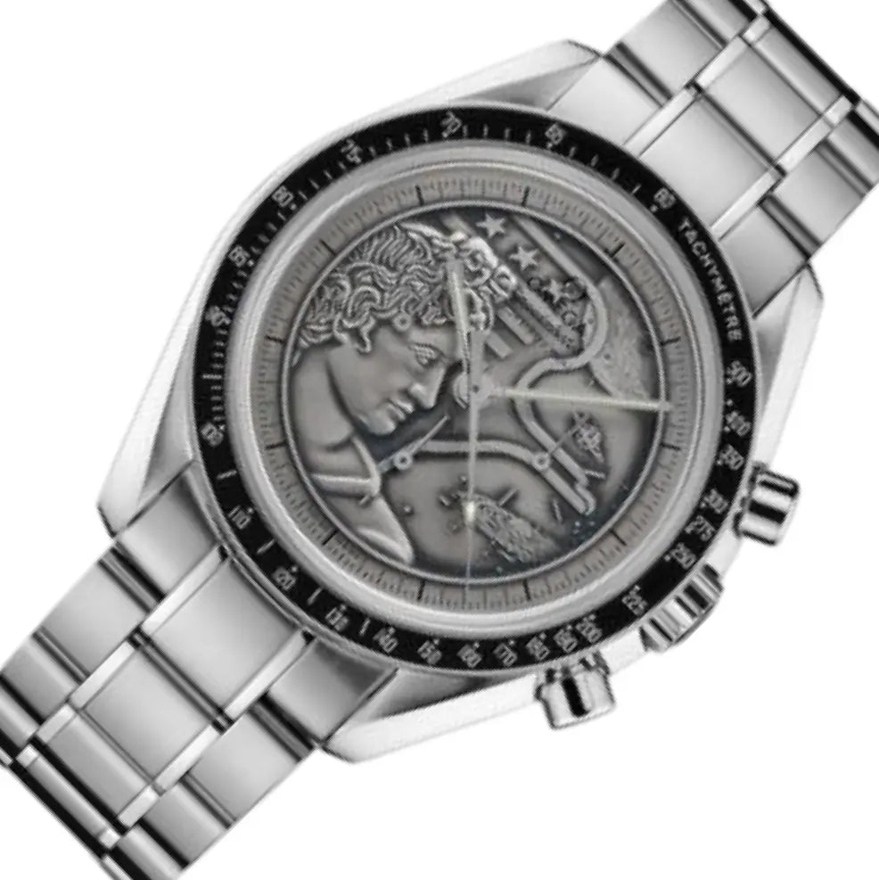 Speedmaster Professional Moonwatch Apollo XVII – Silver & Black