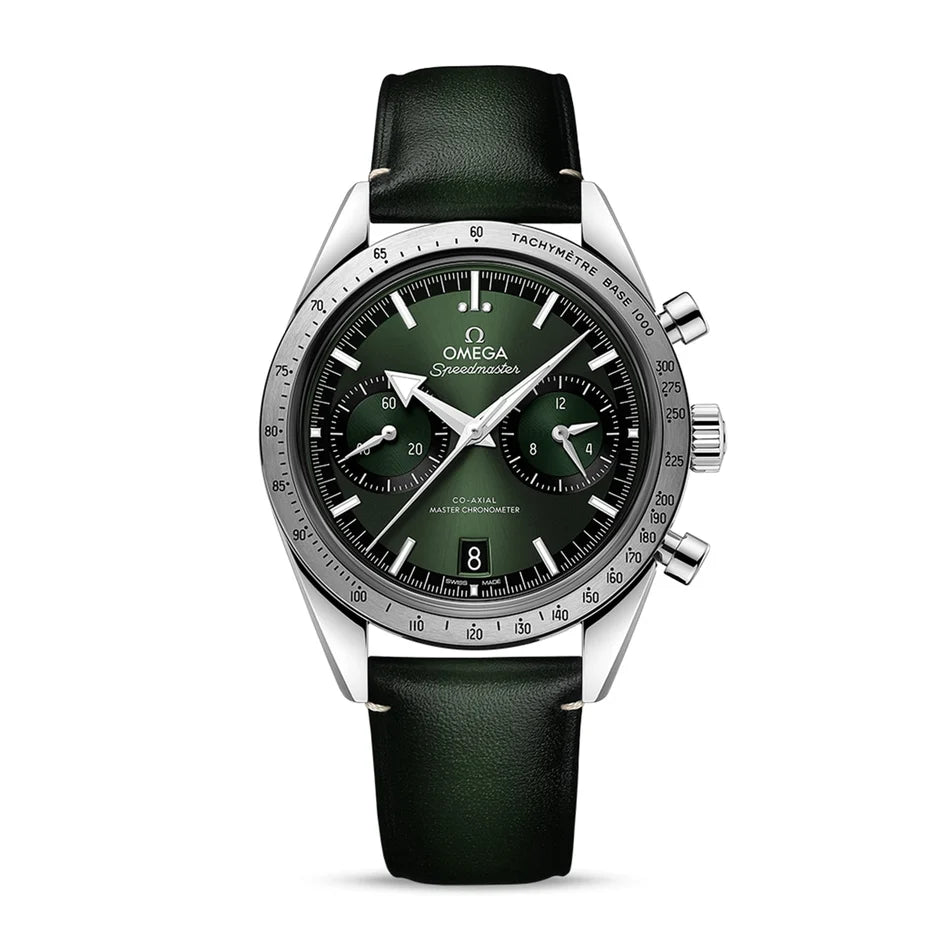 Speedmaster ’57 – Green Dial & Leather